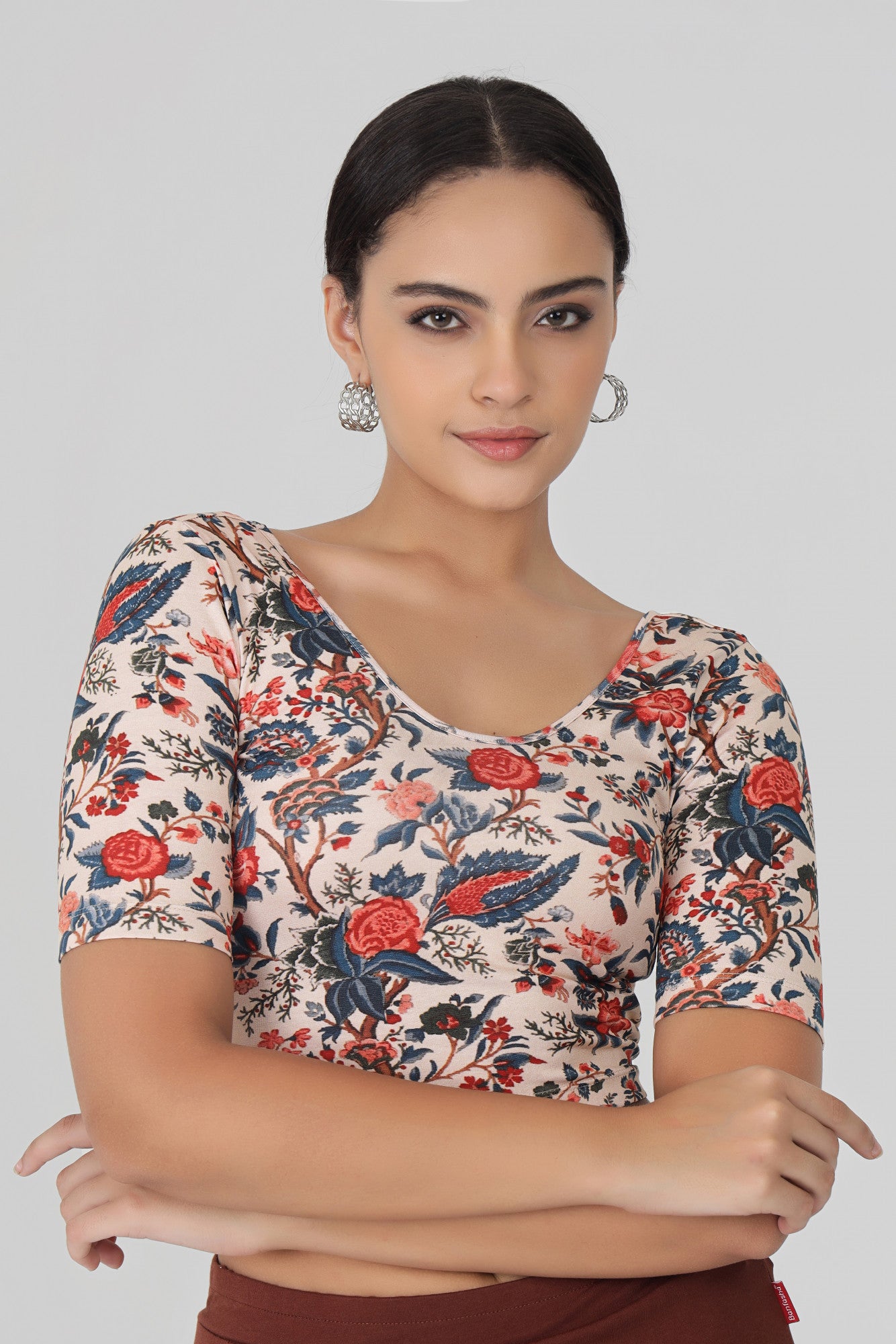 Blouse Dahlia Tapestry Print