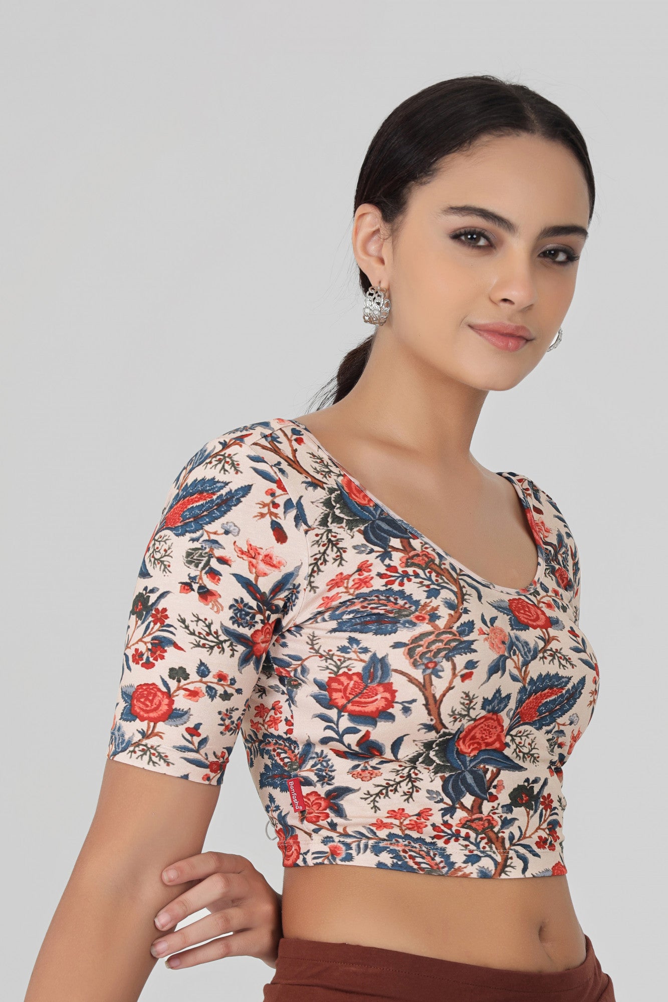Blouse Dahlia Tapestry Print