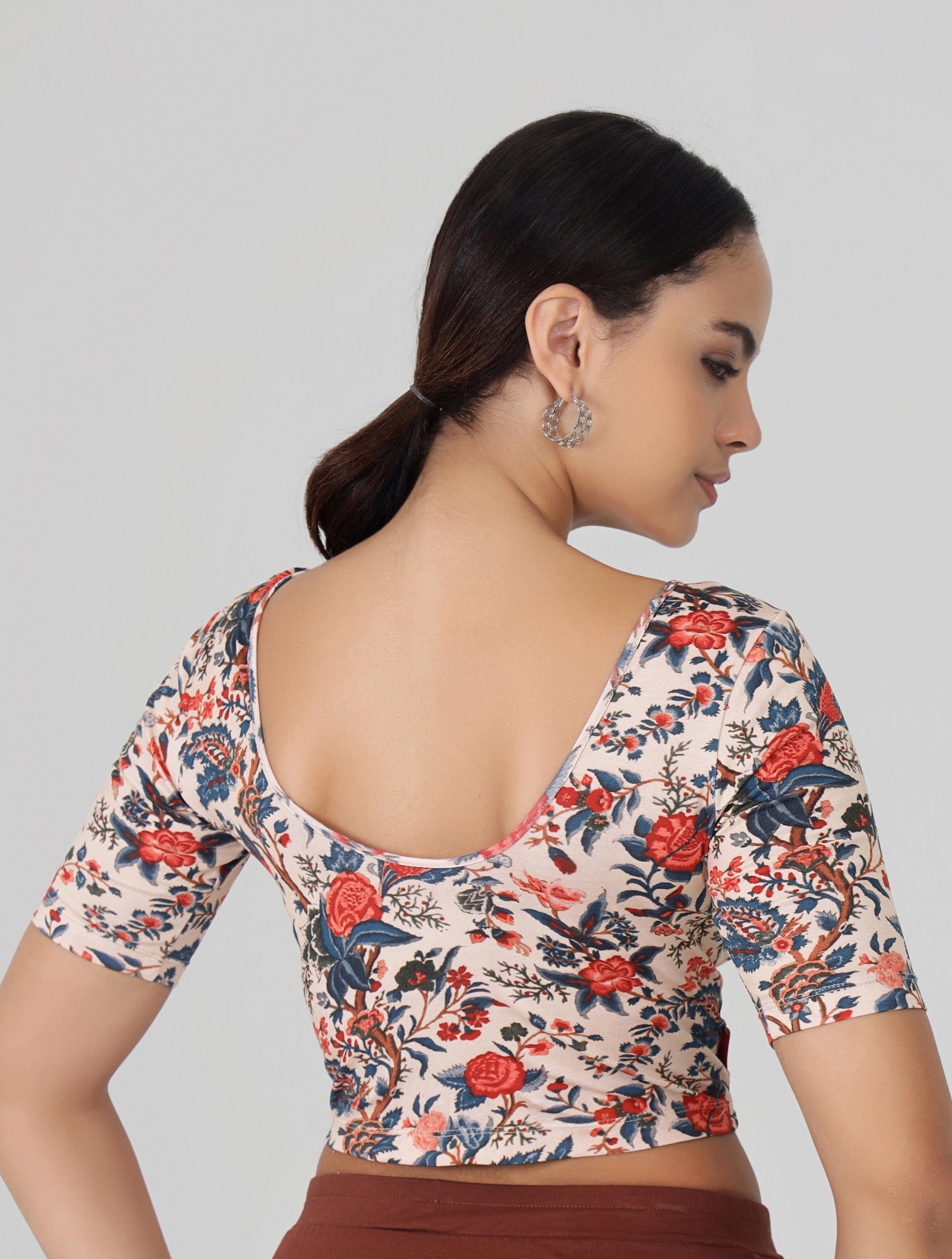 Blouse Dahlia Tapestry Print
