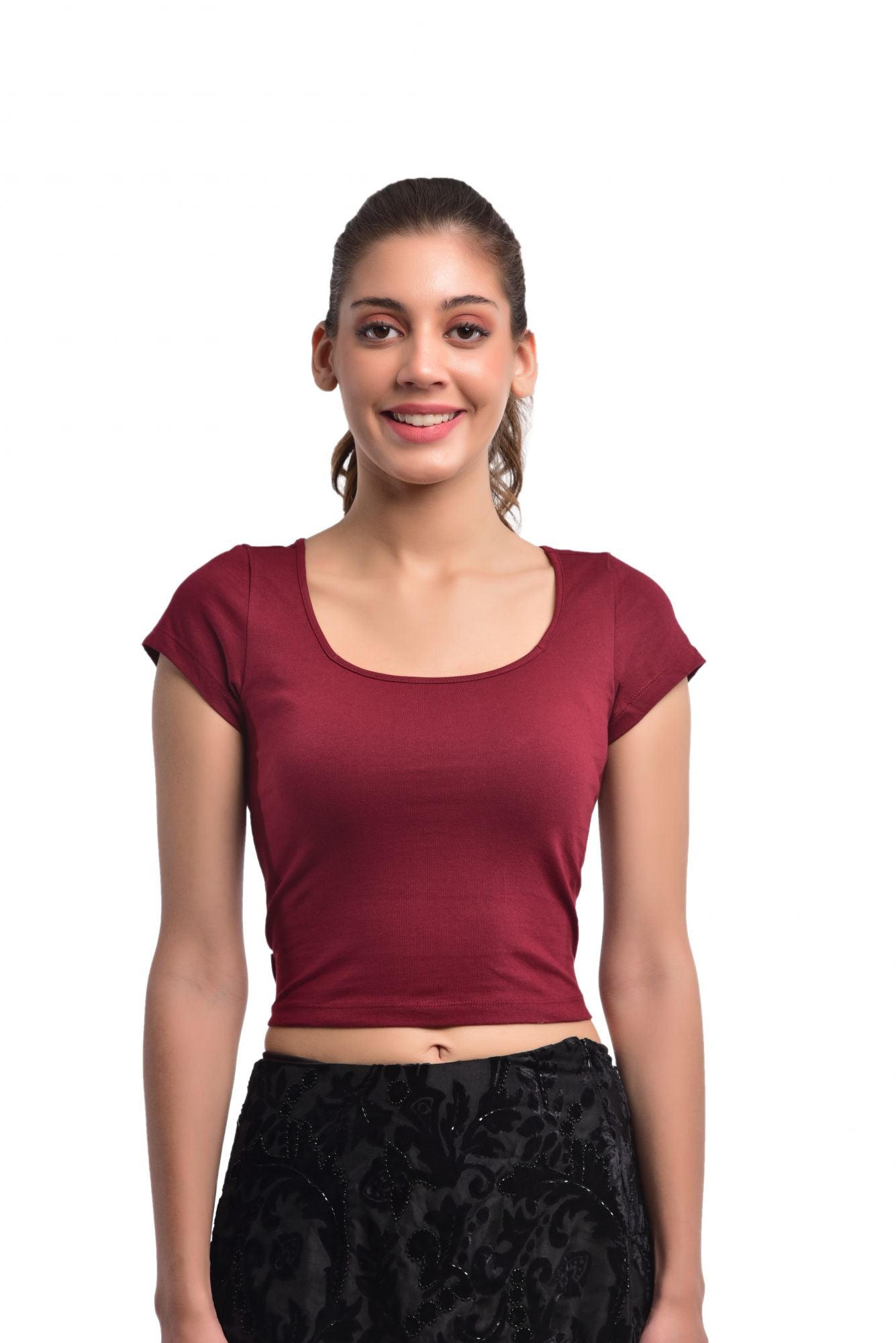 Blouse Daisy Maroon