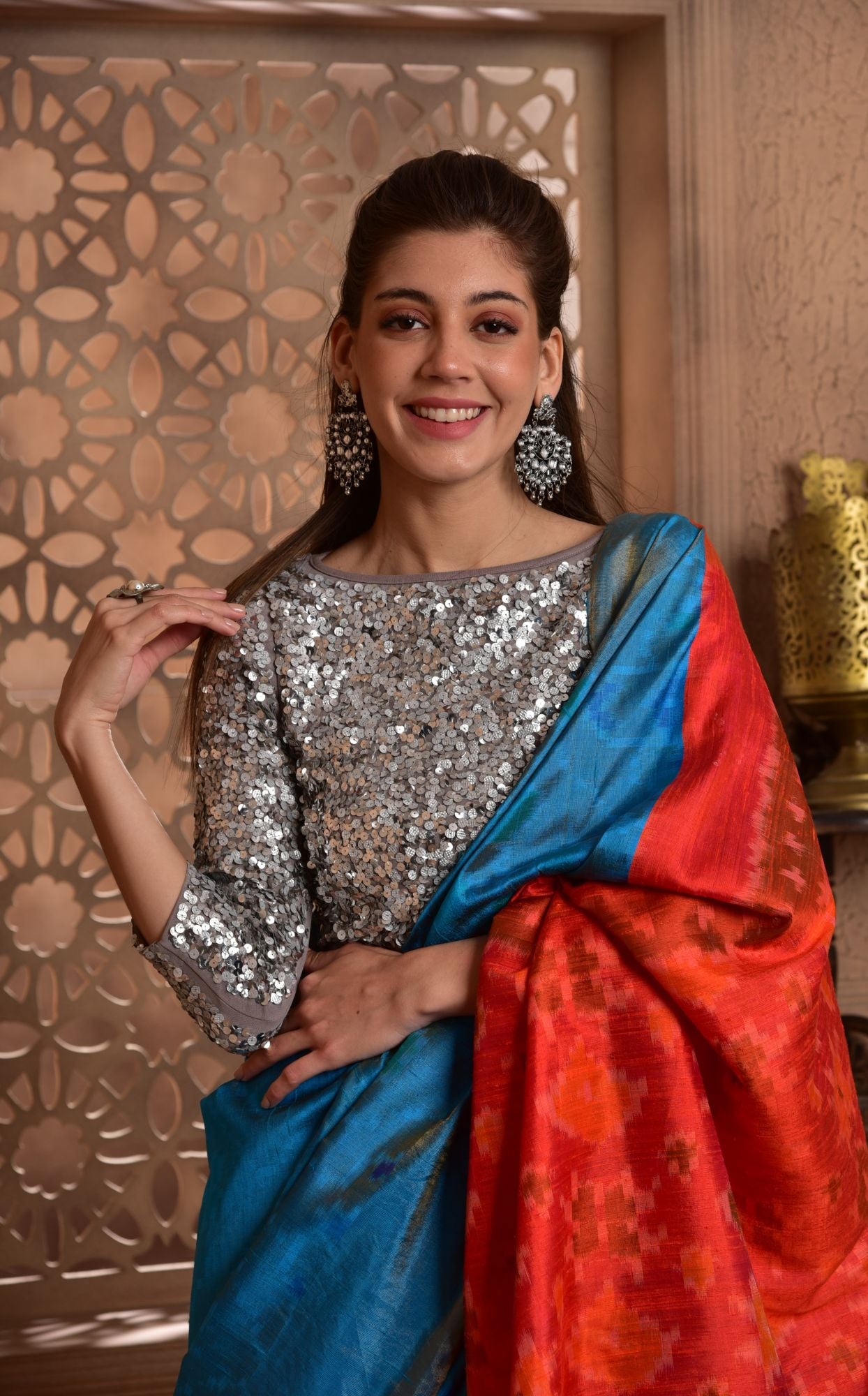 Blouse Mogra Silver
