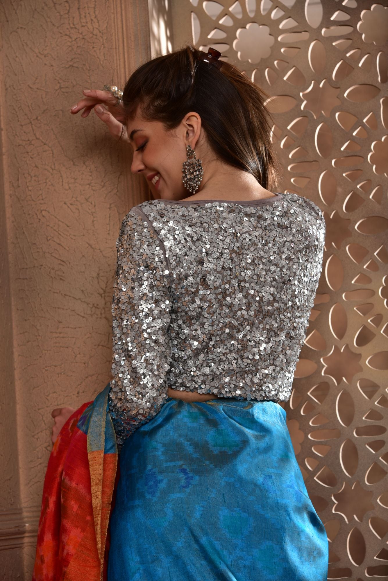 Blouse Mogra Silver