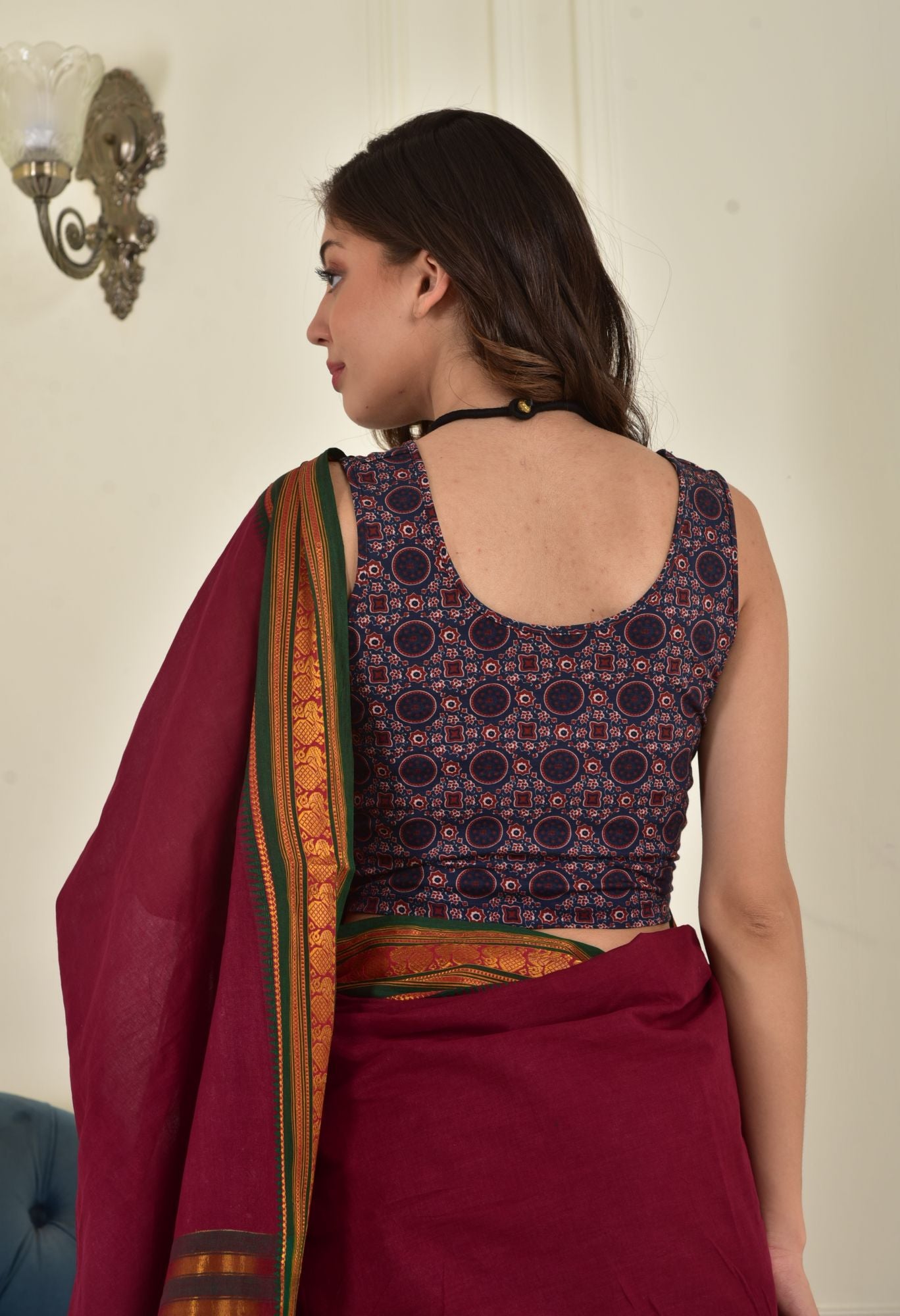 Blouse-Jade-Ajrakh-Indigo