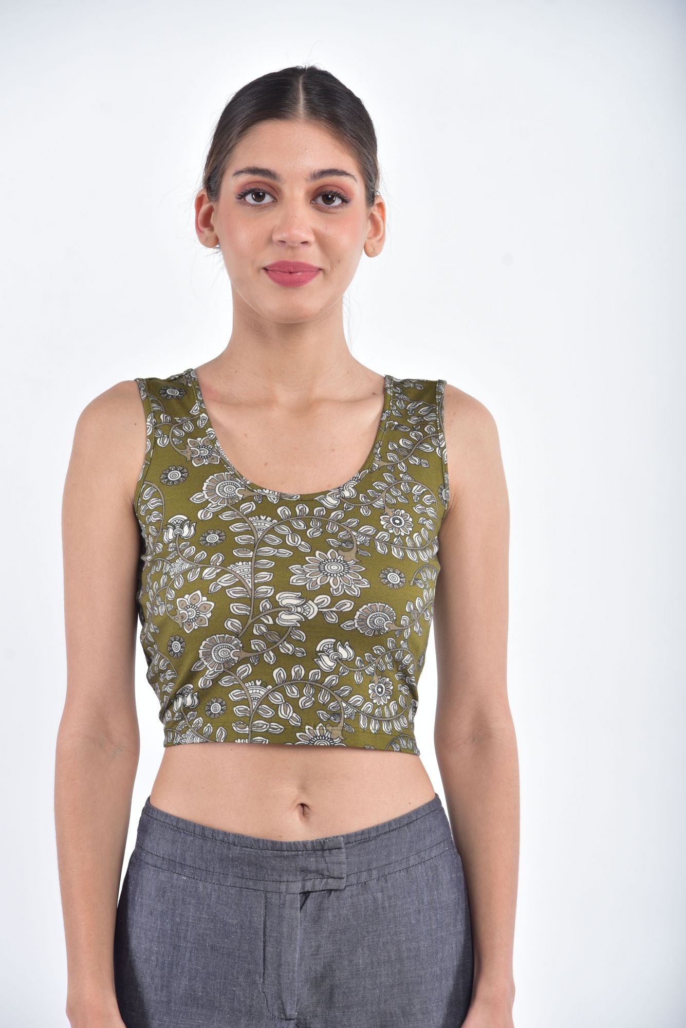 Blouse-Jade-Kalamkari-Khaki