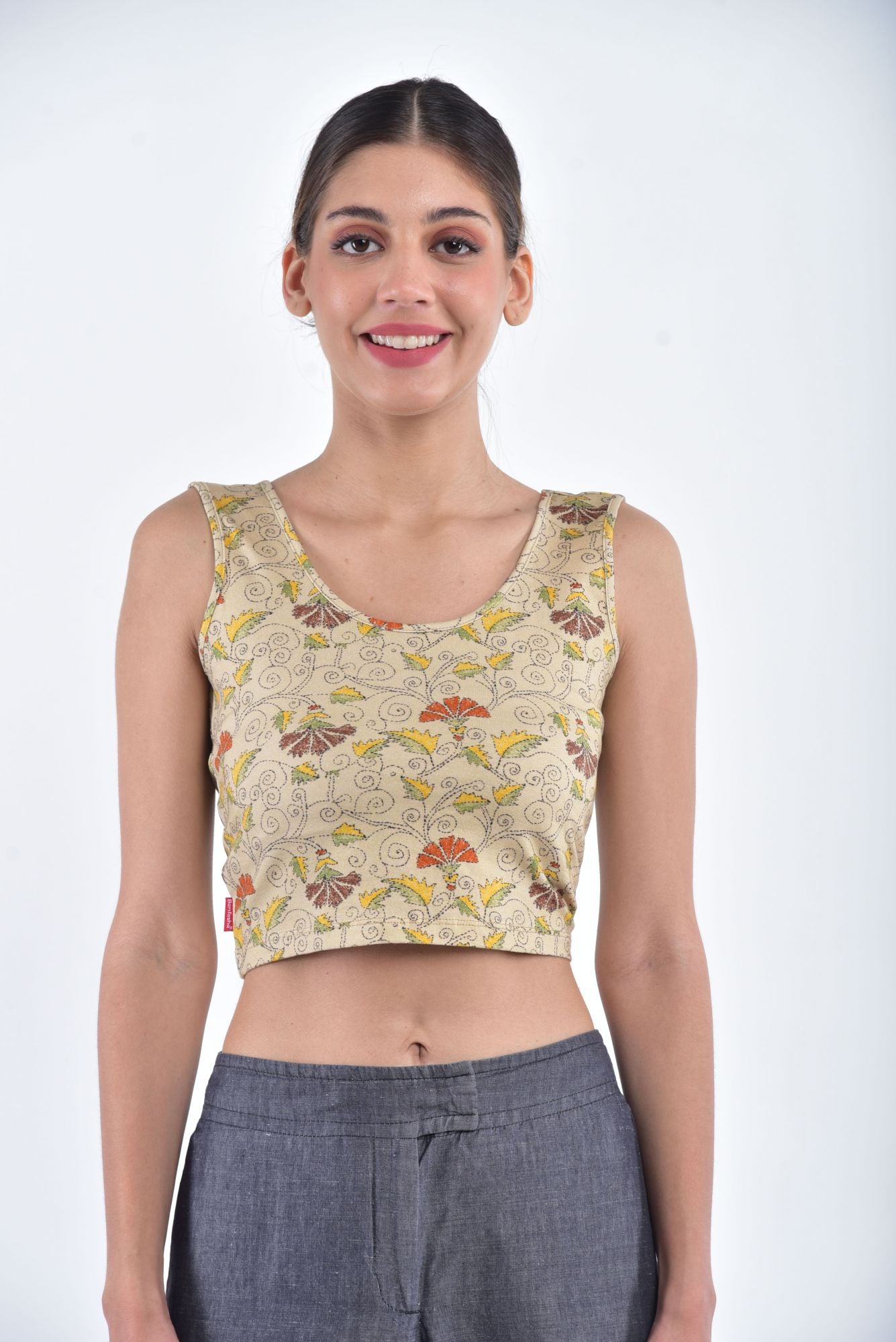 Blouse-Jade-Kantha-Beige