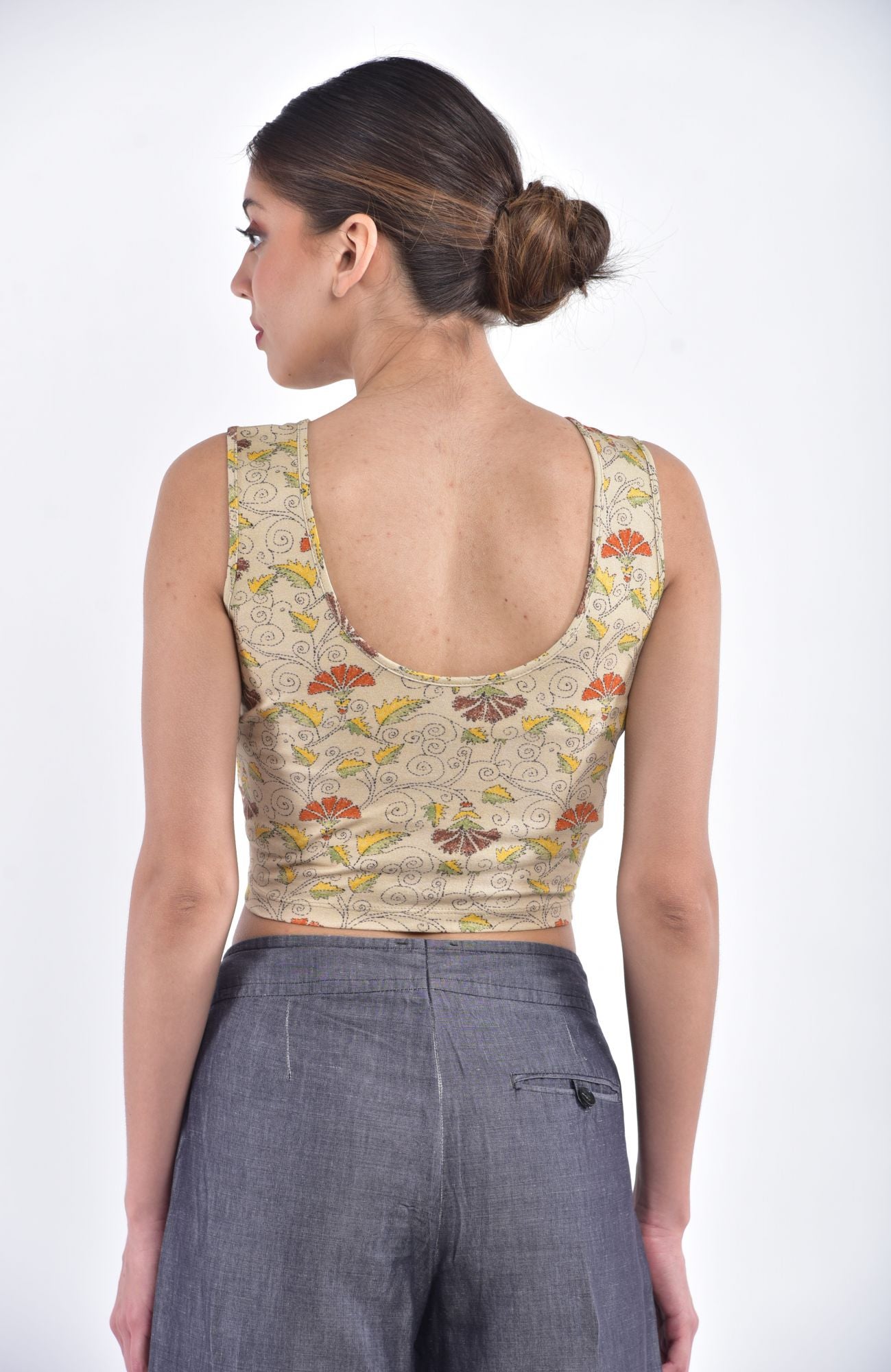 Blouse-Jade-Kantha-Beige