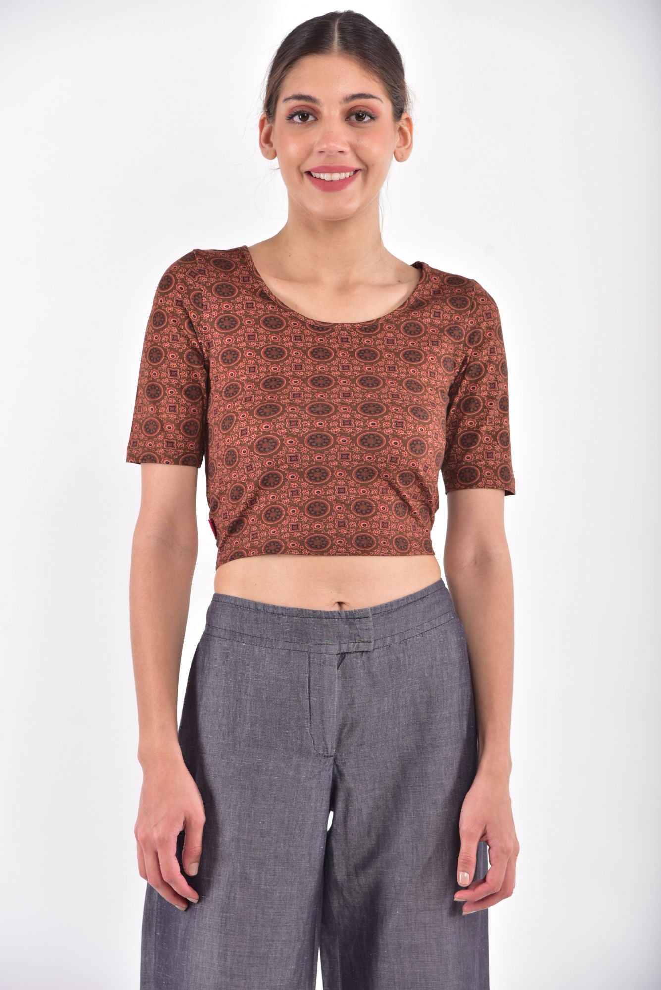 Blouse-Jasmine-Ajrakh-Rust