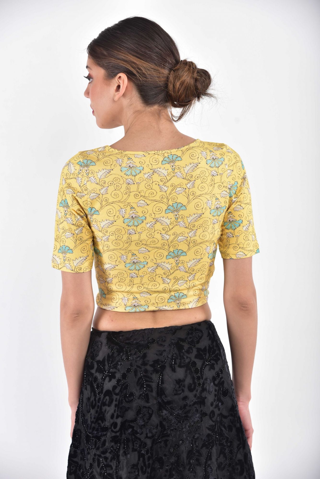 Blouse-Jasmine-Kantha-Yellow