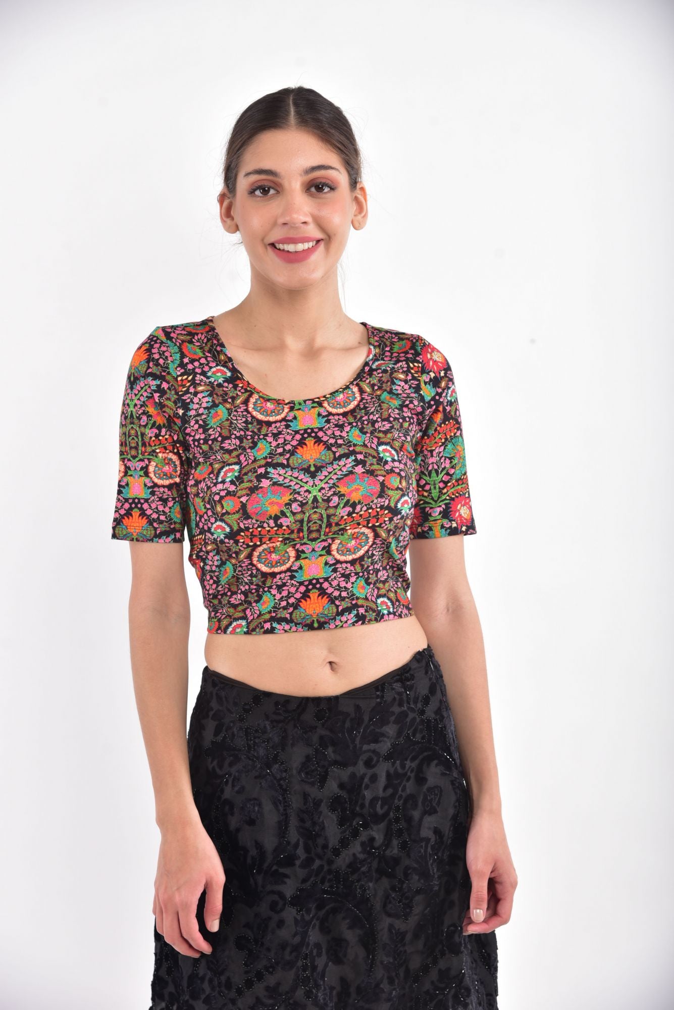 Blouse-Jasmine-Kashmiri-Black