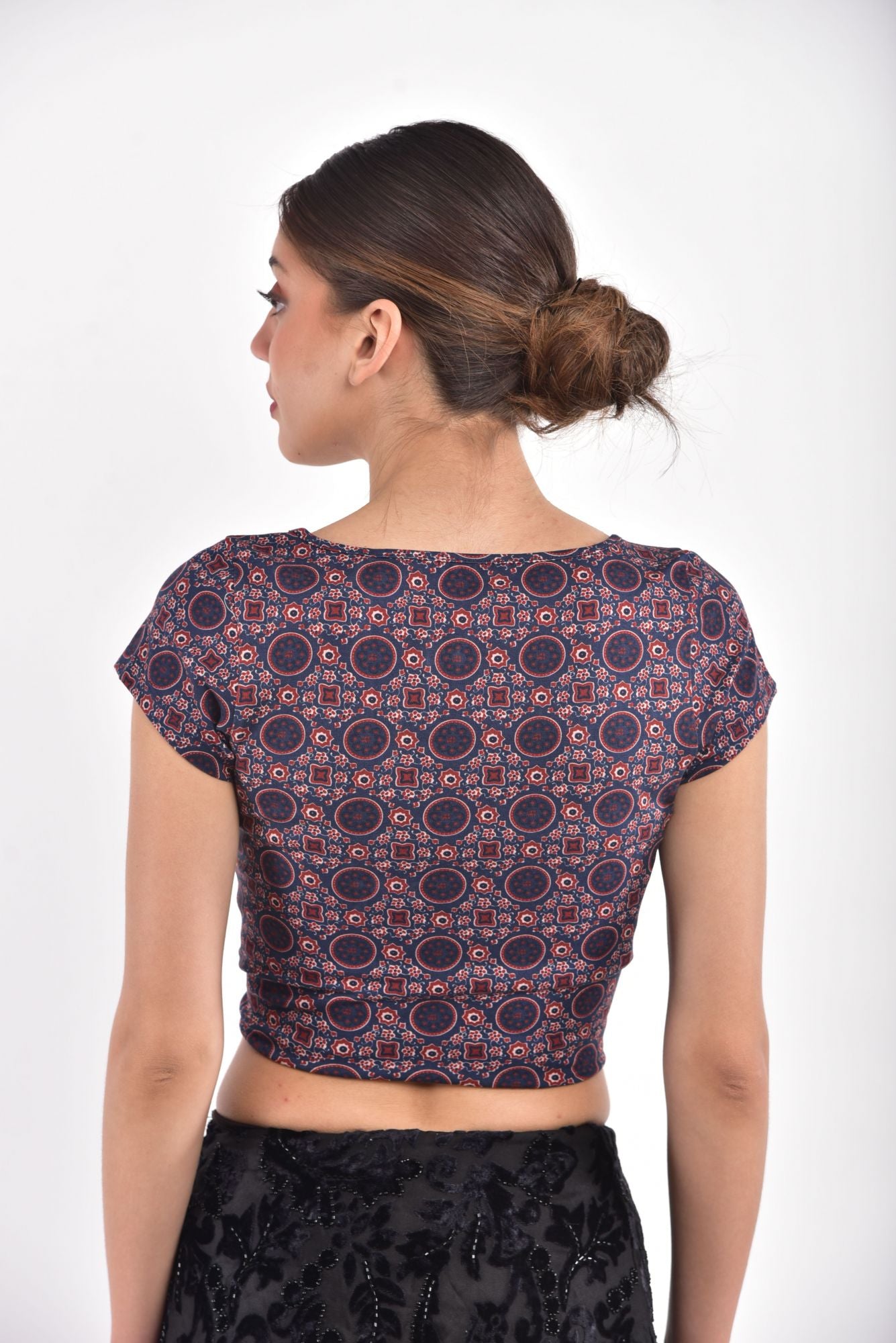 Blouse-Daisy-Ajrakh-Indigo