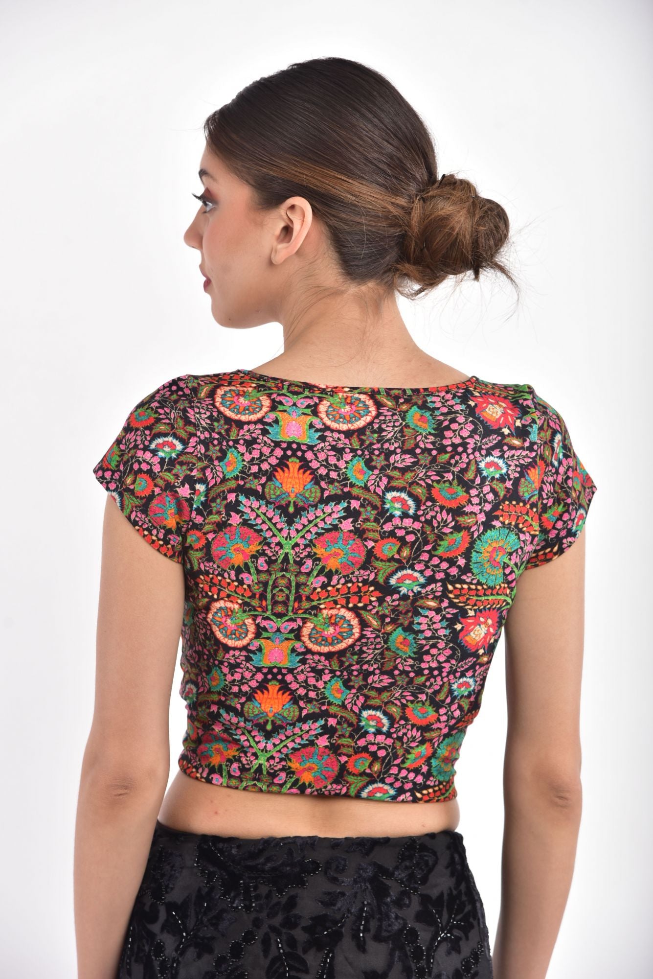 Blouse-Daisy-Kasmiri-Black