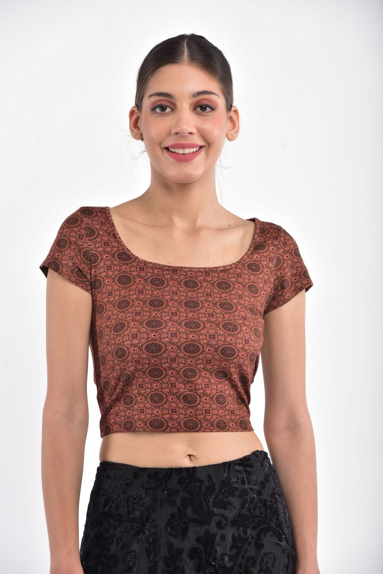Blouse-Daisy-Ajrakh-Rust