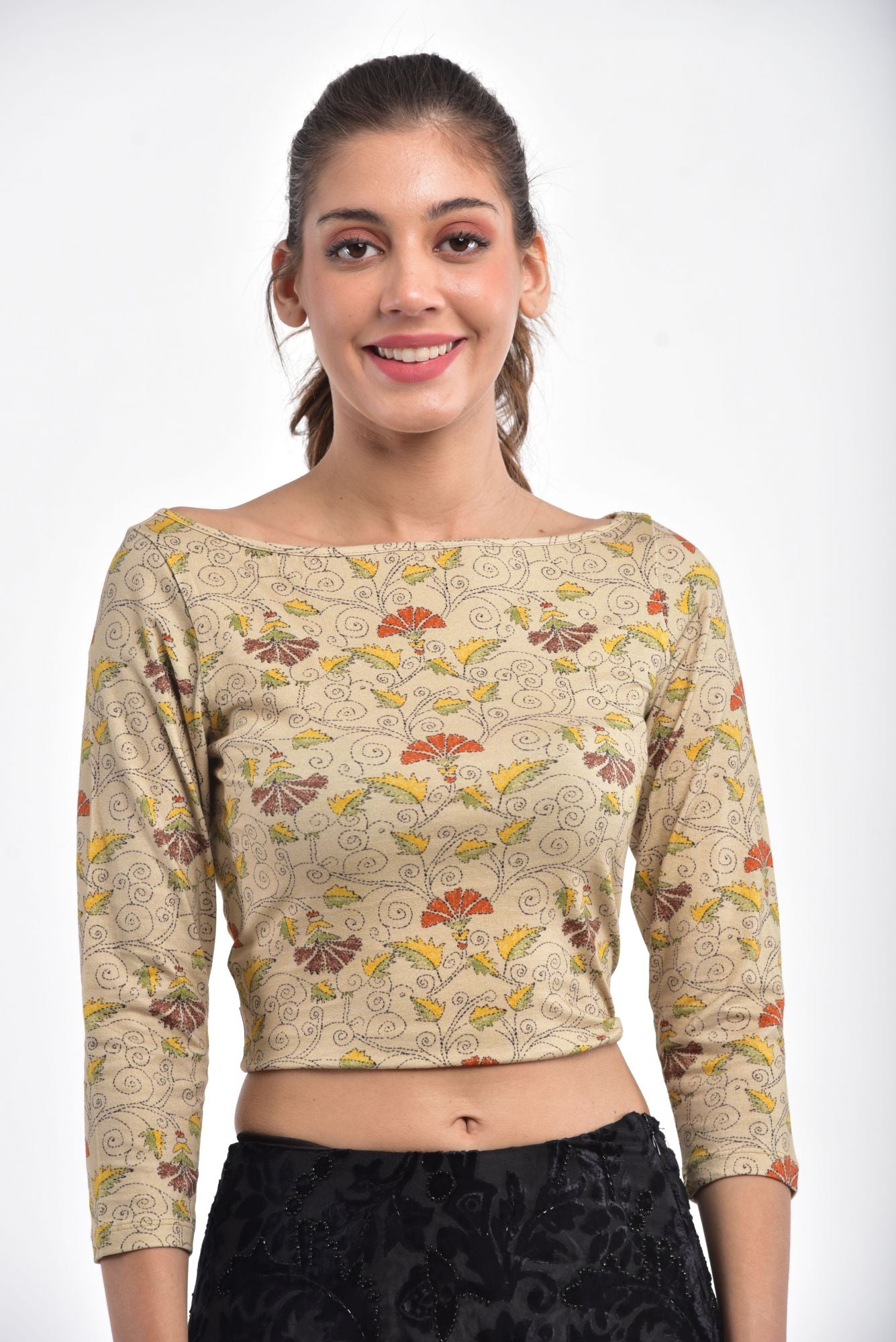 Blouse-Mogra-Kantha-Beige