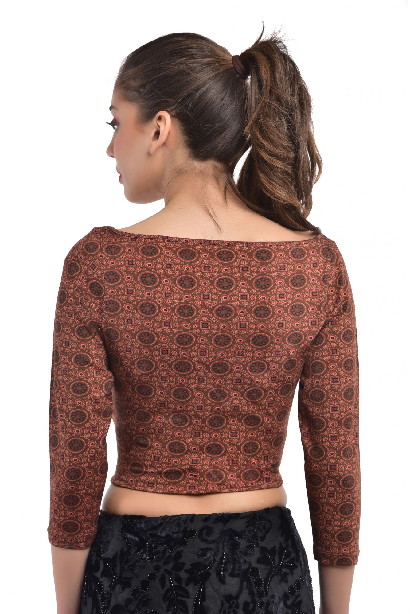 Blouse-Mogra-Ajrakh-Rust