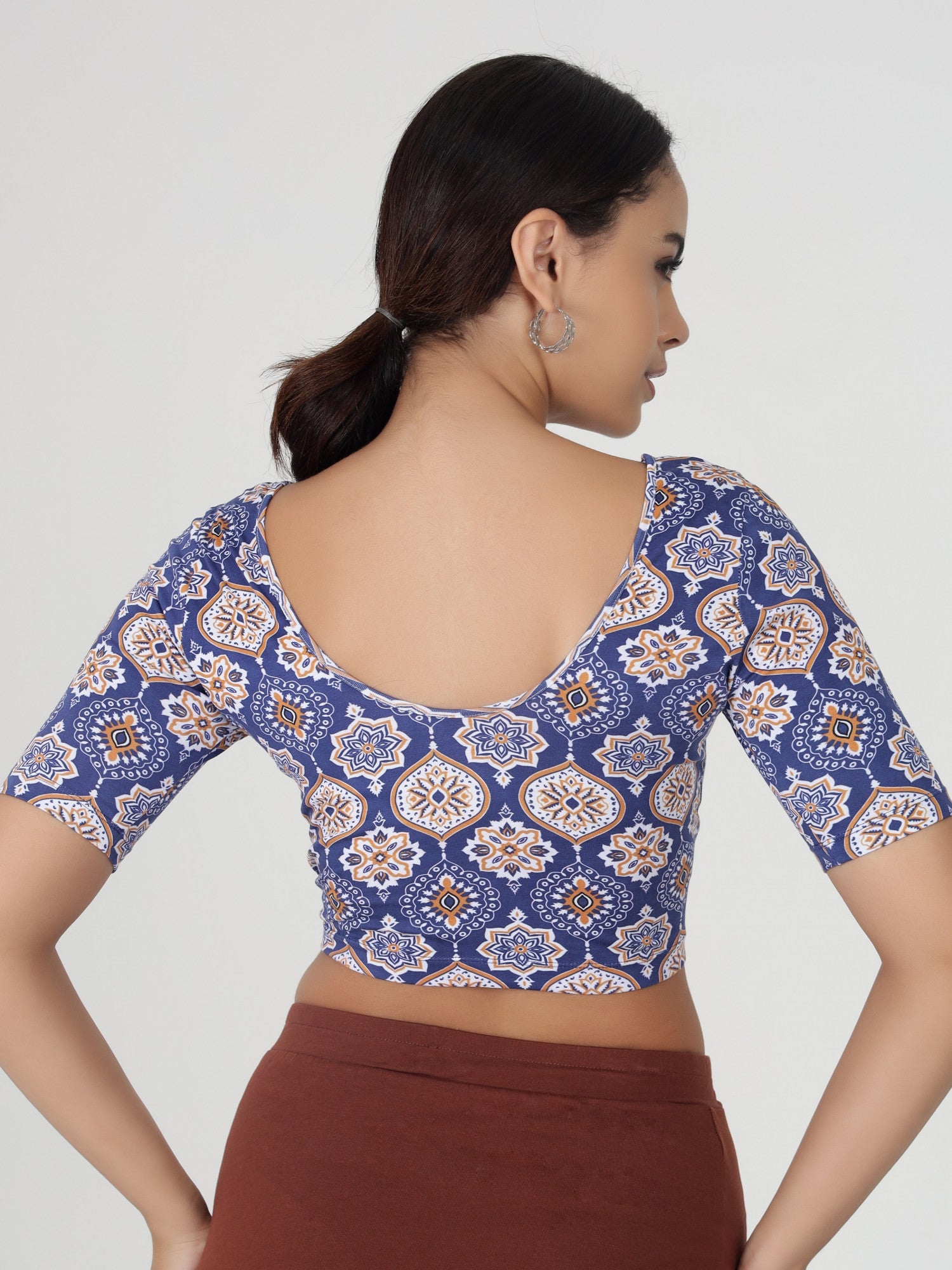 Blouse Dahlia Arabic Print