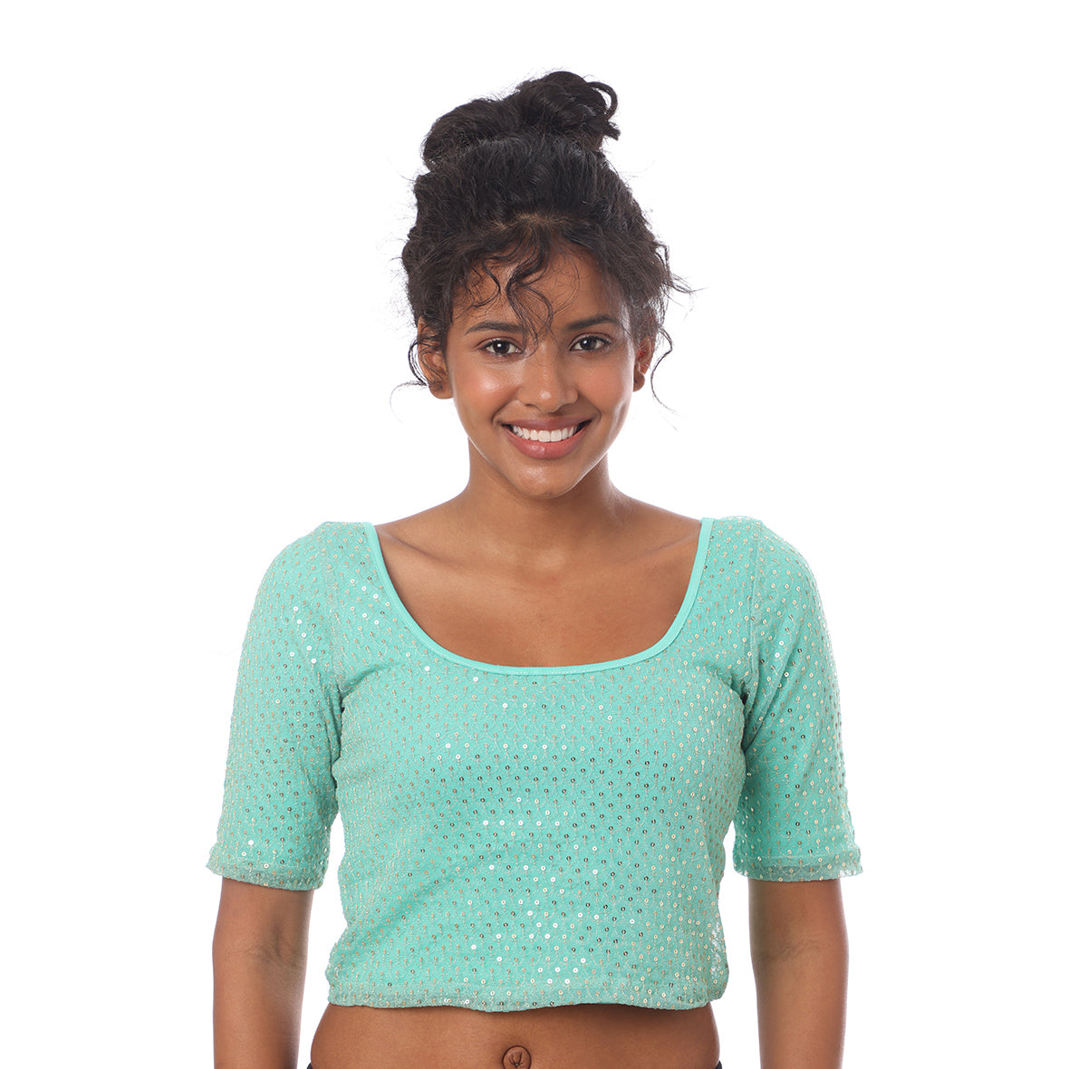 Blouse Java Mint/Sequins