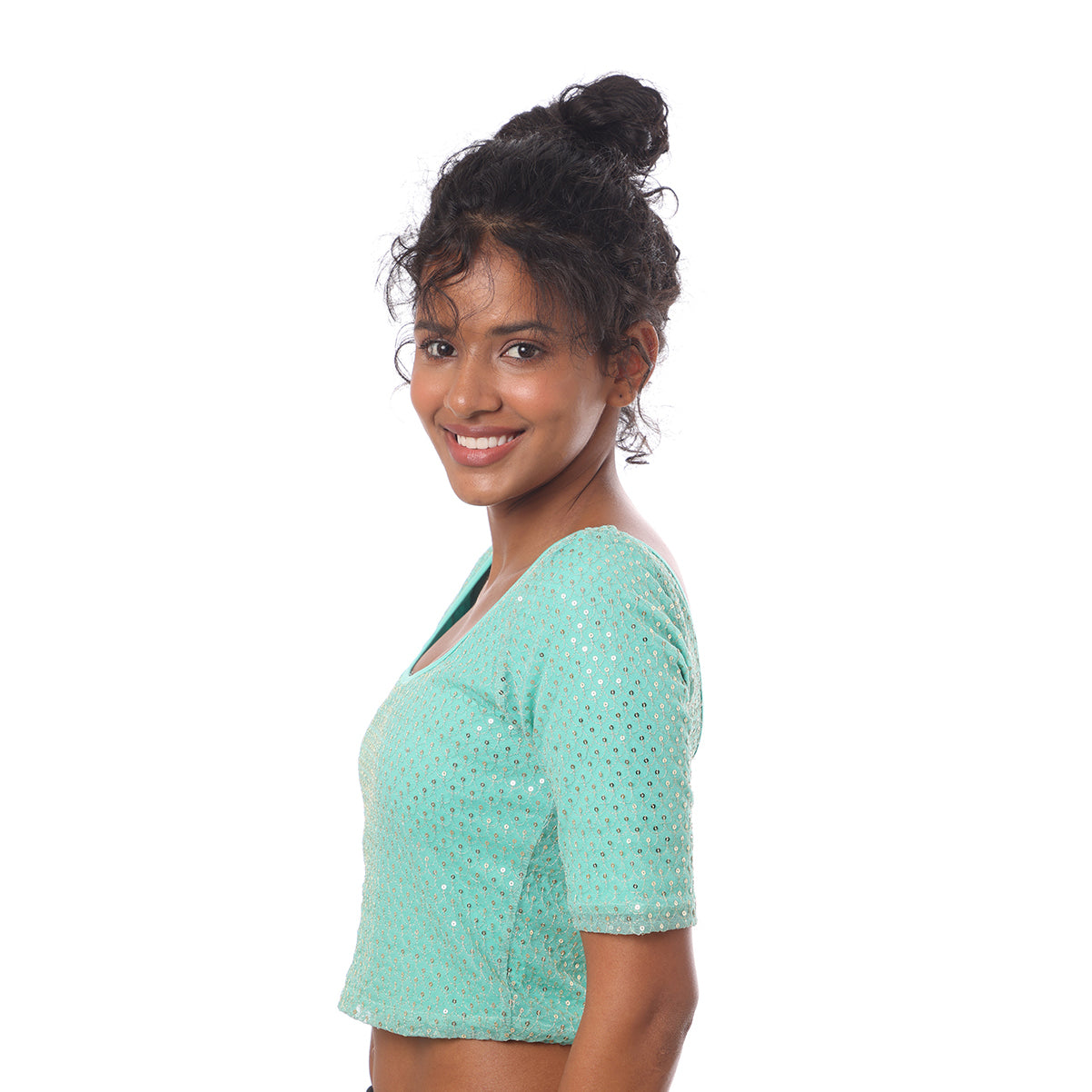 Blouse Java Mint/Sequins