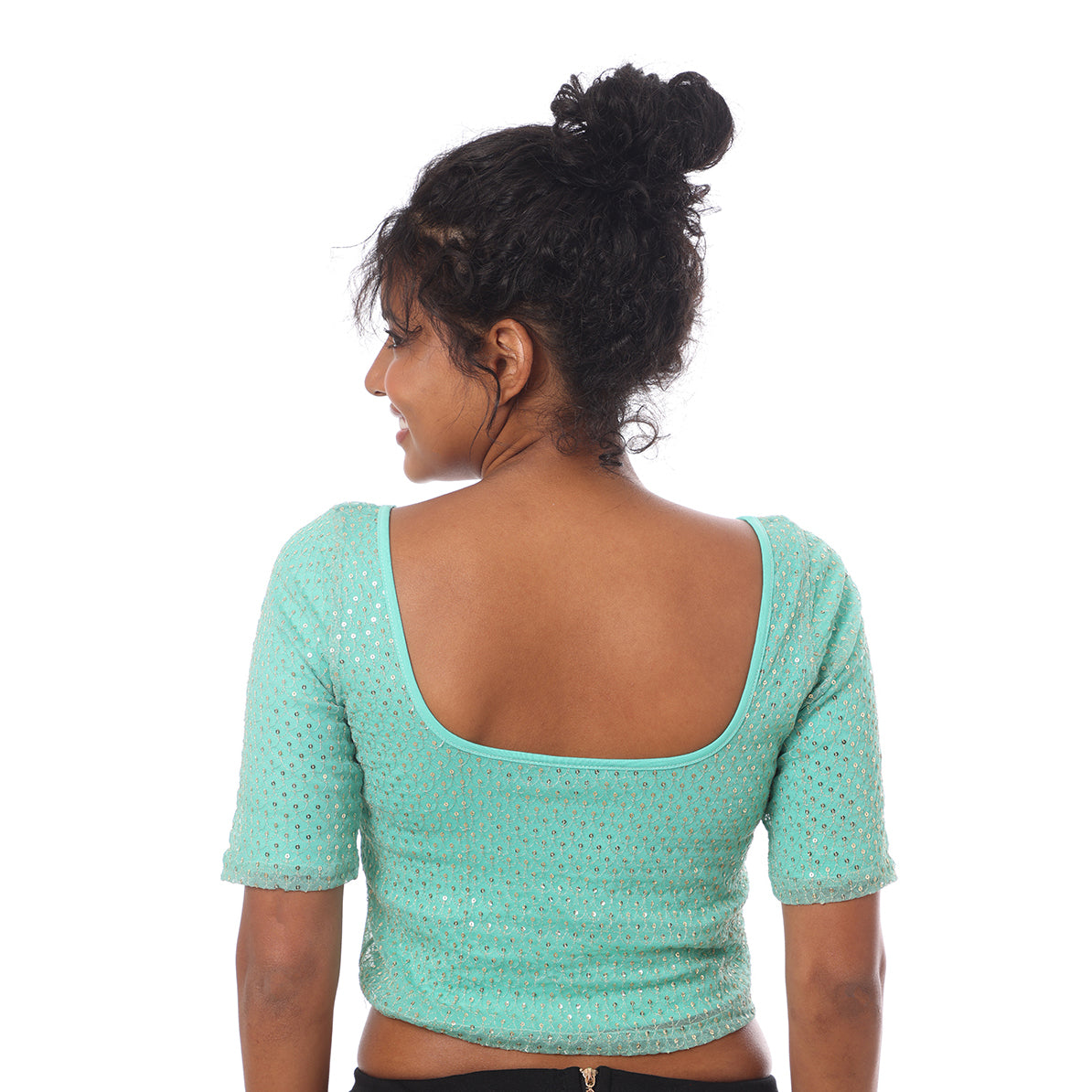 Blouse Java Mint/Sequins
