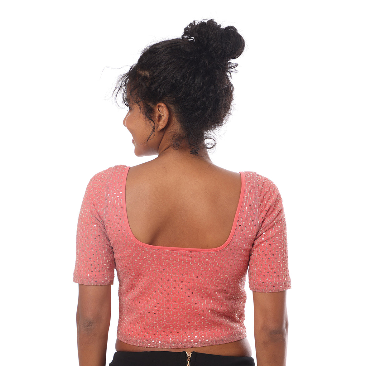 Blouse Java Peach/Sequins