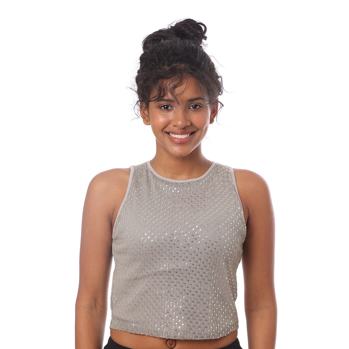 Blouse Tulip Grey/Sequins