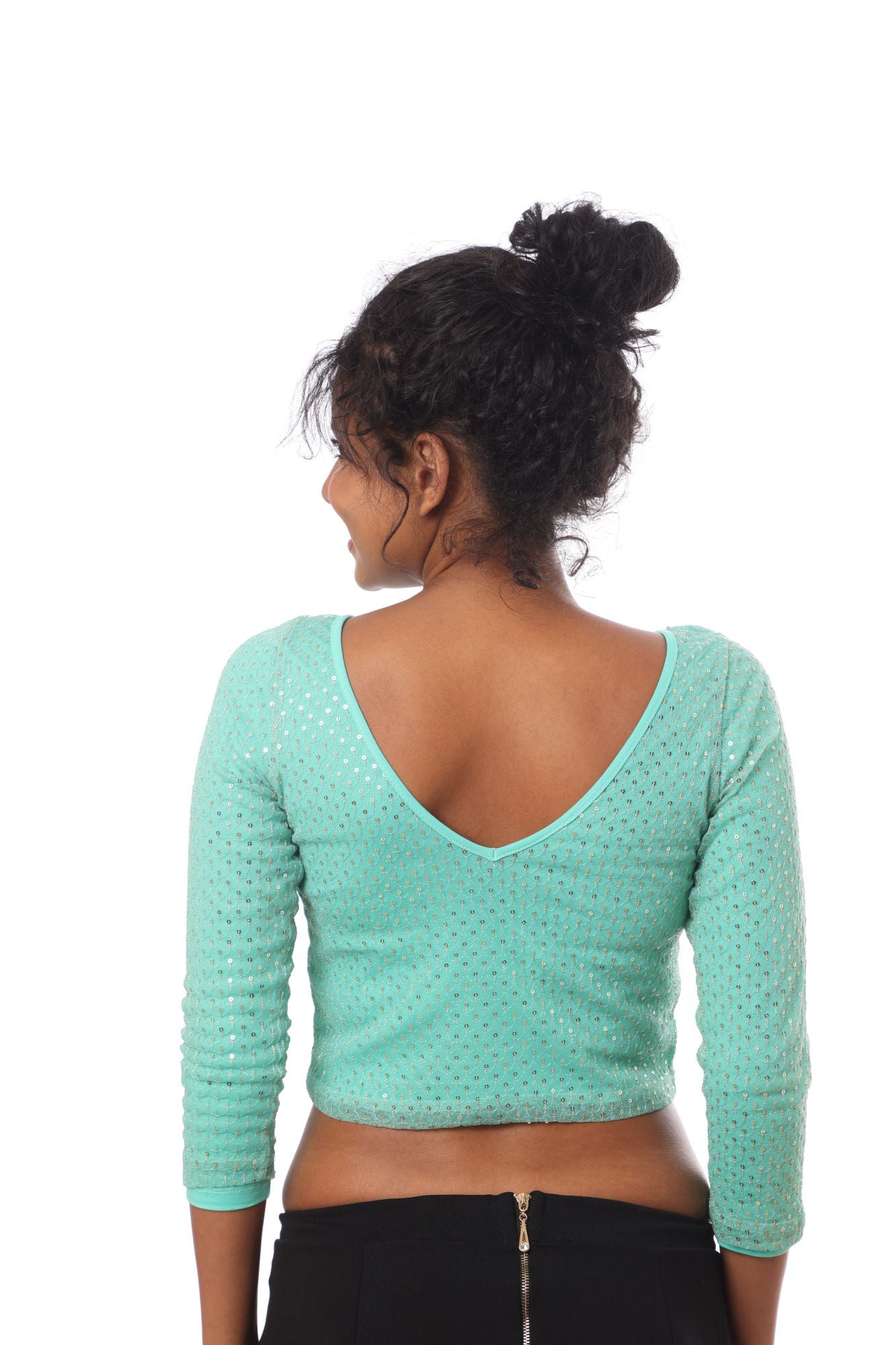 Blouse Lotus Mint/Sequins