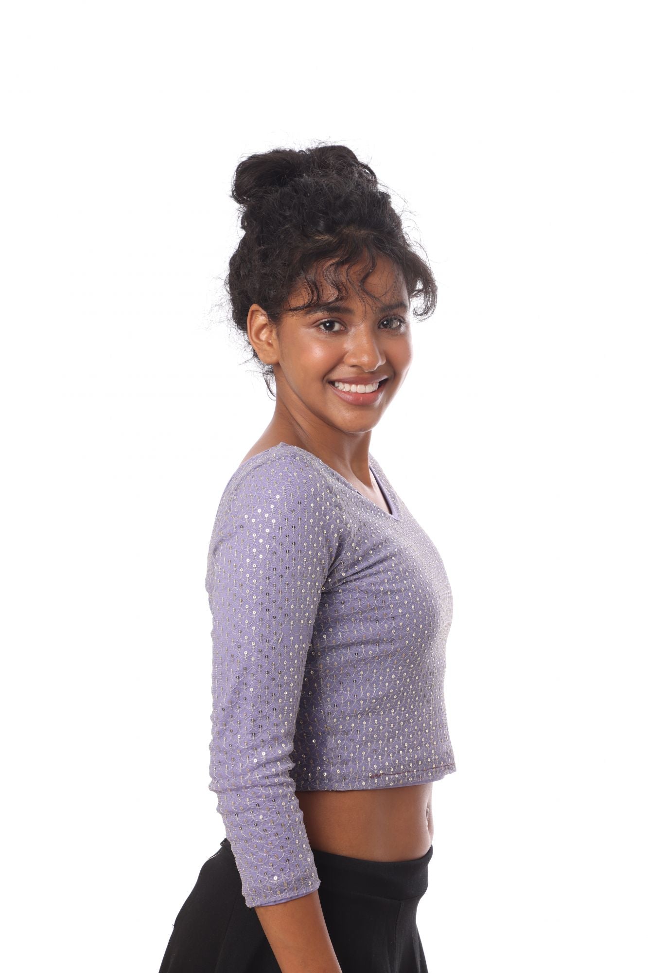 Blouse Lotus Lilac/Sequins