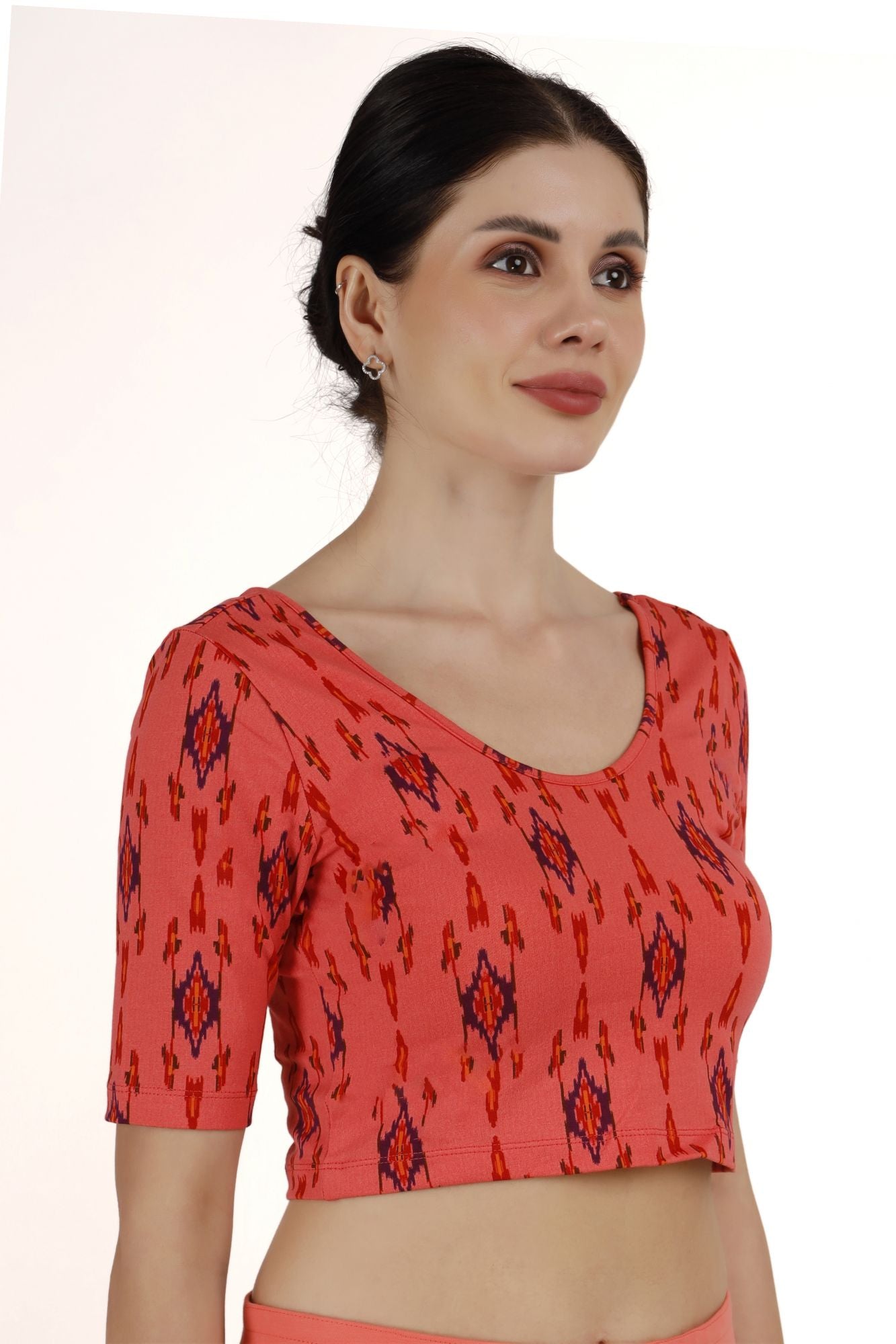 Blouse Dahlia Peach Ekat