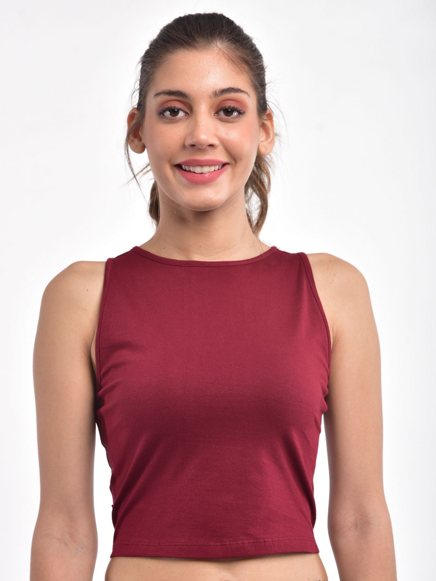 Blouse Tulip Maroon